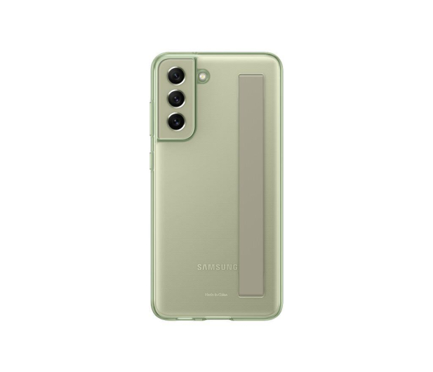 Samsung Slim Strap Cover do Galaxy S21 FE miętowy - 709976 - zdjęcie
